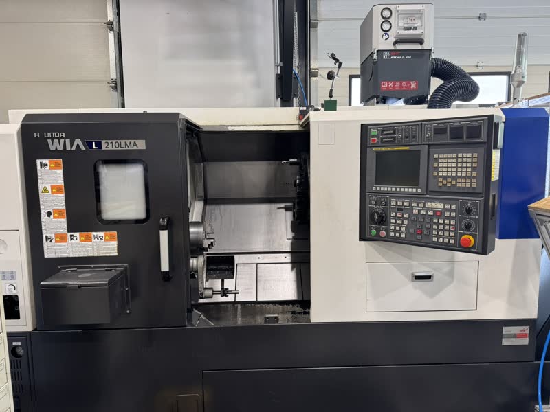 Hyundai WIA L210LMA CNC esztergaközpont a bólyi műhelyben